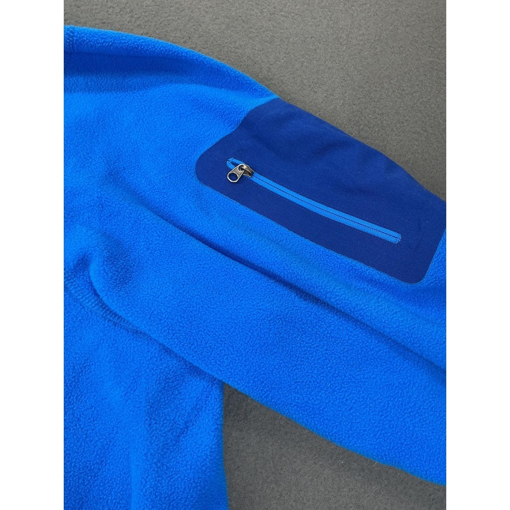 Marmot Jacket Mens XL Blue Polartec Fleece Full Zip Drawcord Hem Pockets Outdoor - Picture 4 of 12